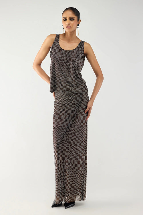 Bronze Illusion Skirt
