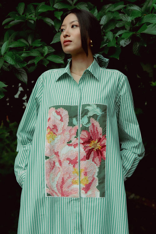 Lord Of Bloom Shirt Dress
