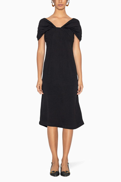 Moonlit Tide Black Dress