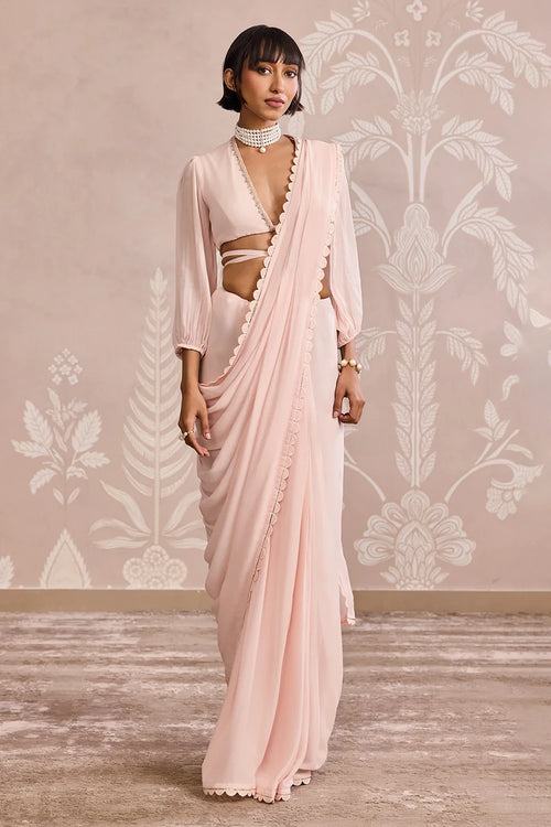 Pearl Saree Set