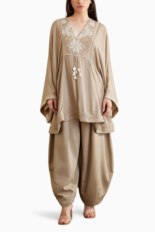 Fawn Kaftan Dress