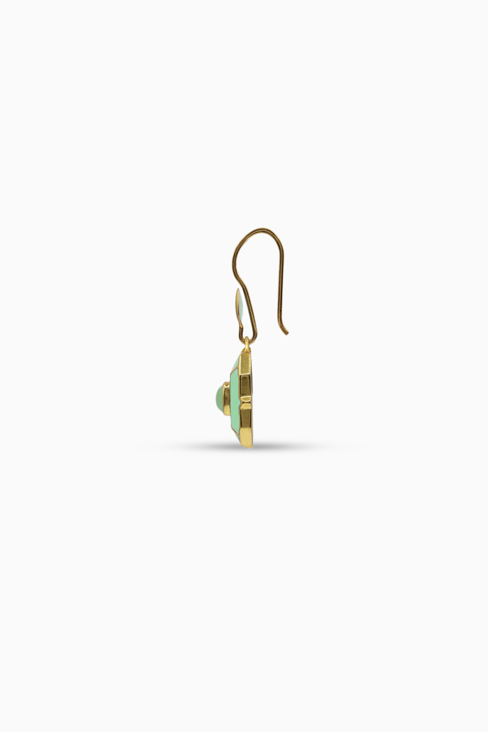 Foggy Green Sea Breeze Earrings