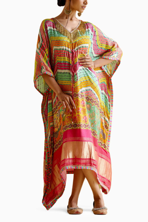 Ahilya Multi Color Kaftan