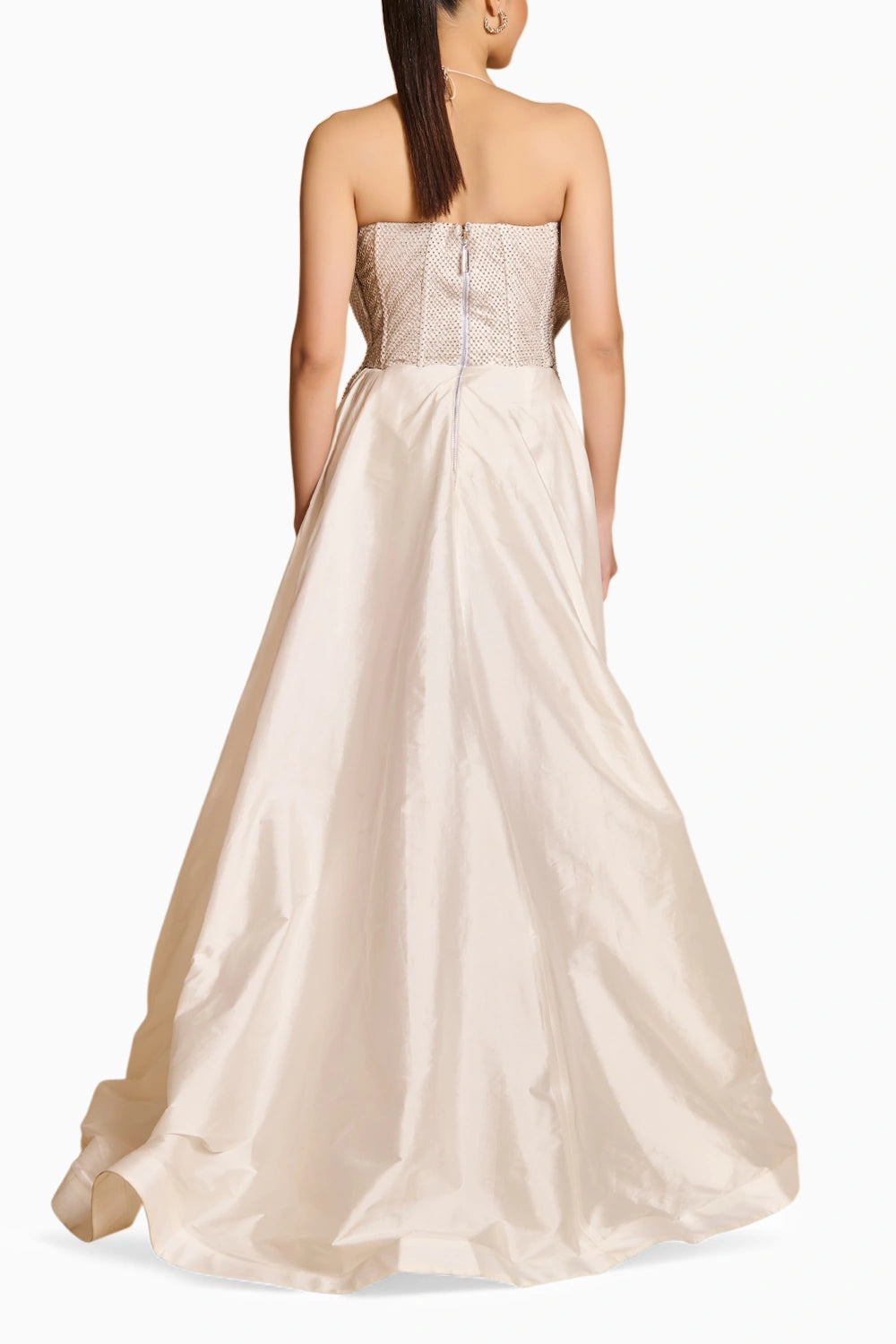 Spectrum Ivory Parachute Gown