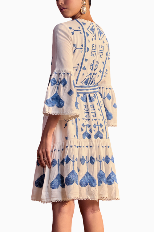 Cinque Terre Embroidered Dress