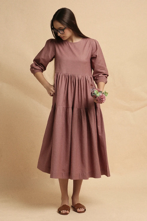 Blush Rib Vasara Dress