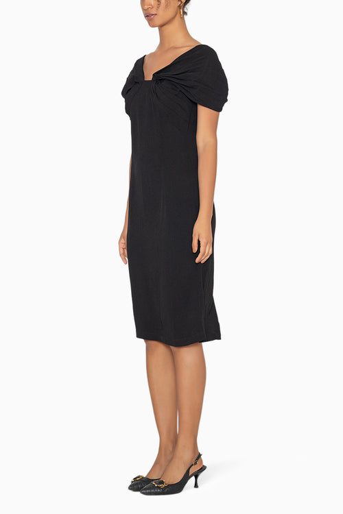 Moonlit Tide Black Dress