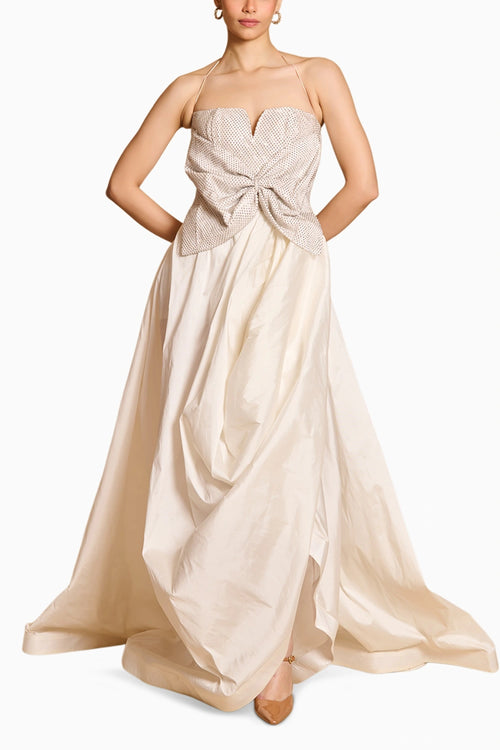 Spectrum Ivory Parachute Gown