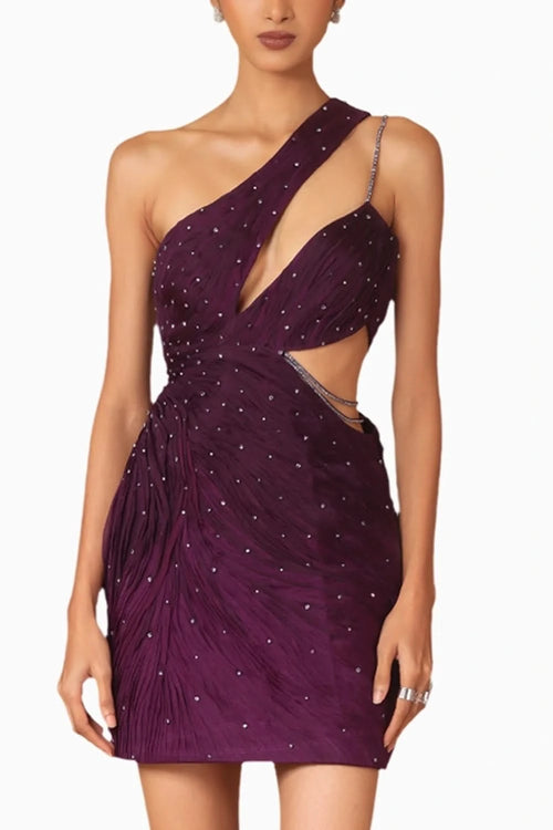 Textured Cutout Bodycon Dress
