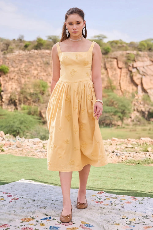 Winona Yellow Dress