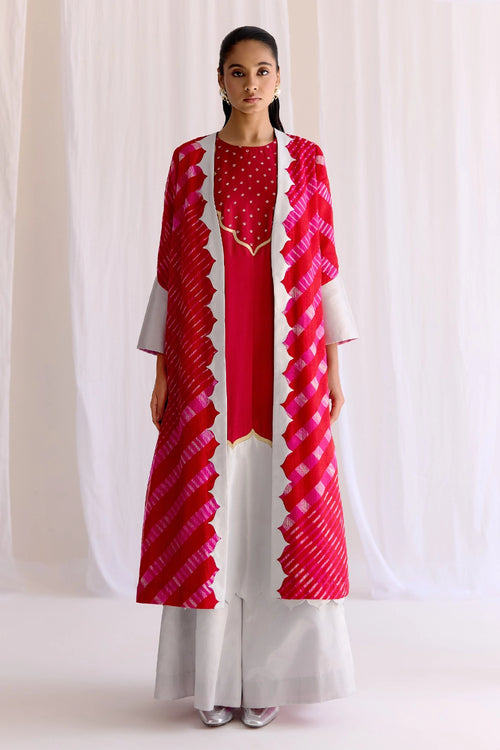 Rangmahal Lehriya Jacket