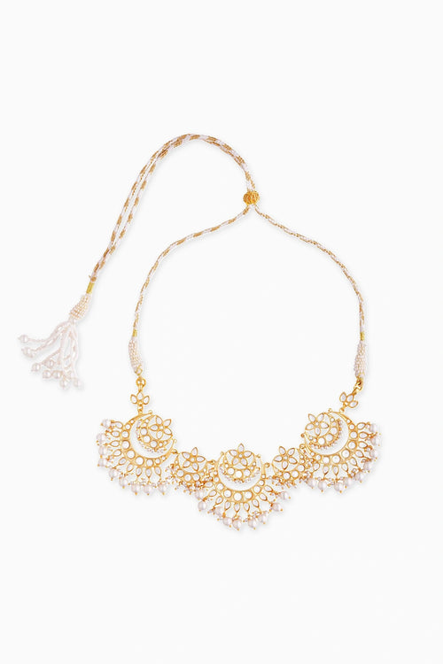 Bahaar Necklace with Mirror Polki