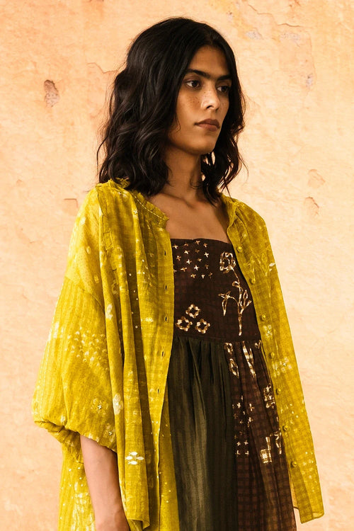 Multi Color Nerissa Dress with Meadow Shirt