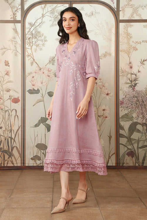 Quartz Diamond Dahlia Dia Dress