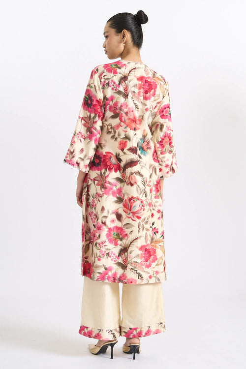 Crimson Garden Kurta Set