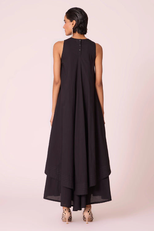 Sila Black Maxi Dress