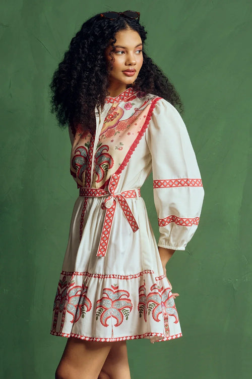 Ivory Poppy Dress