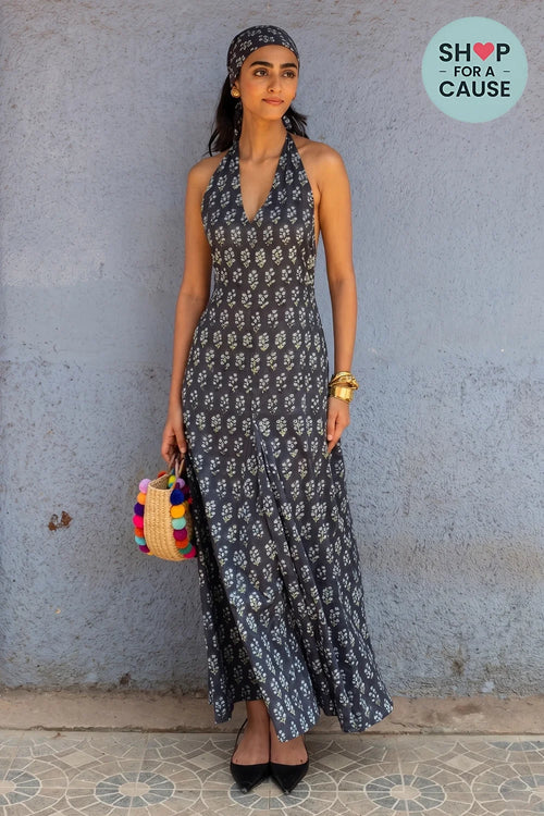 Dark Blue Nargis Dress