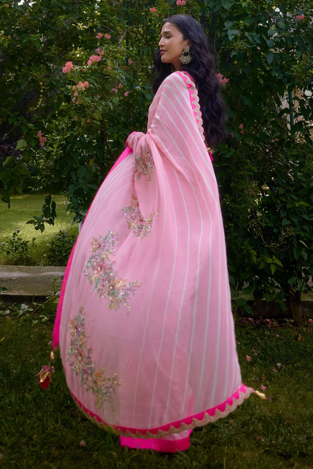 Haseena Pink Saree