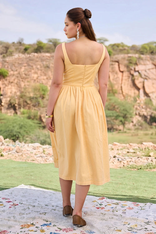 Winona Yellow Dress