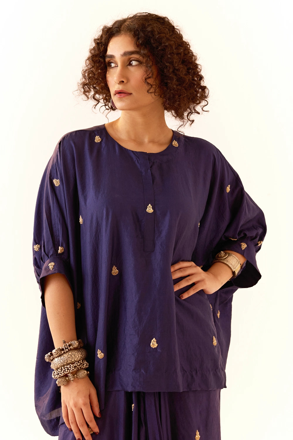 Navy Blue Lehenga Set