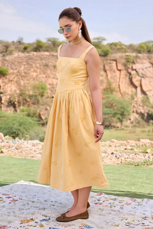 Winona Yellow Dress