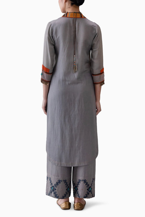 Grey Dzong Kurta