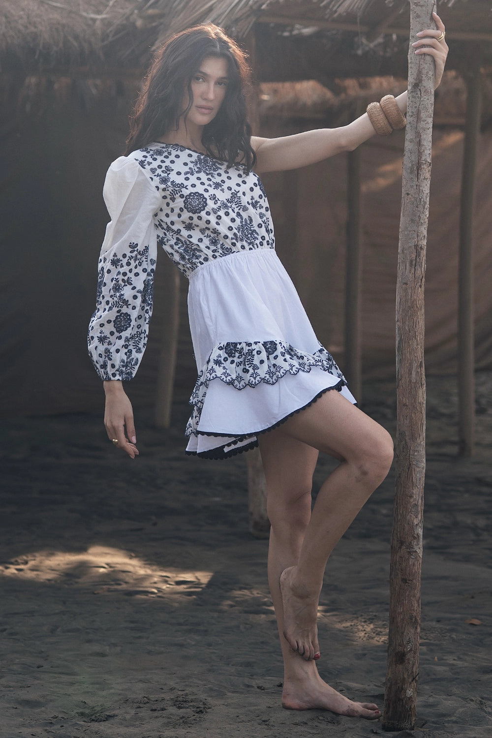 Floral One Shoulder Dress