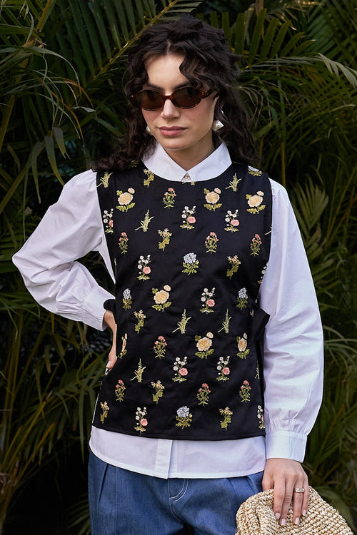 White And Black Paradiso Shirt