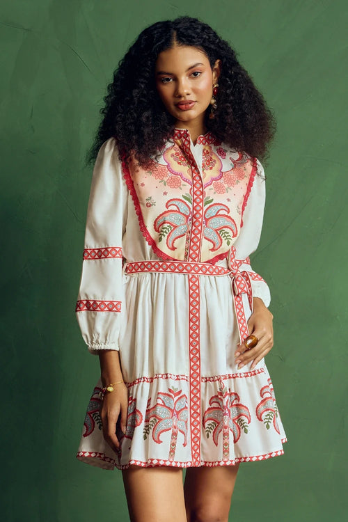 Ivory Poppy Dress
