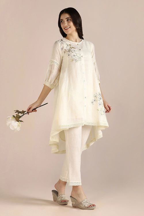 Camelia Ice Cream Cone Off-White Co-ord Set