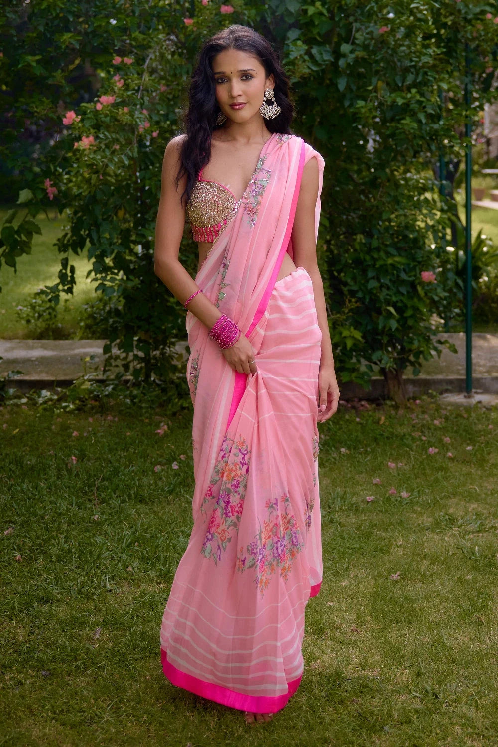 Haseena Pink Saree