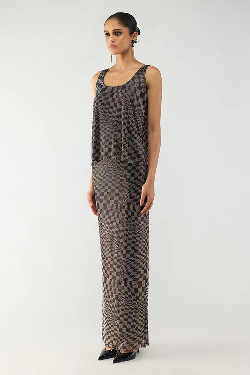 Bronze Illusion Skirt