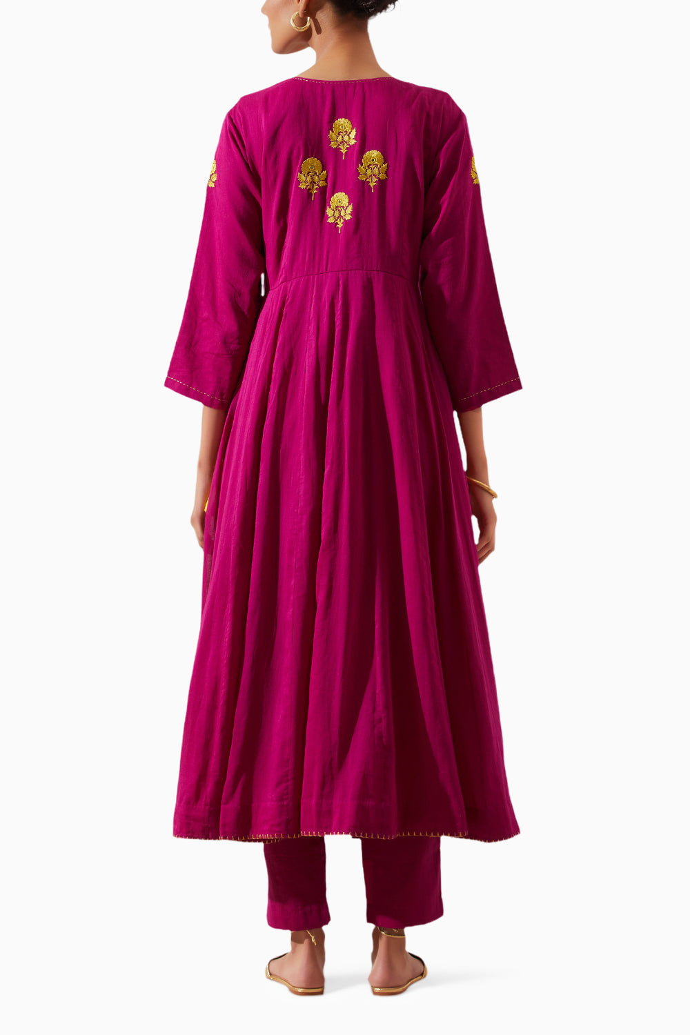 Van Champa Kali Kurta Set