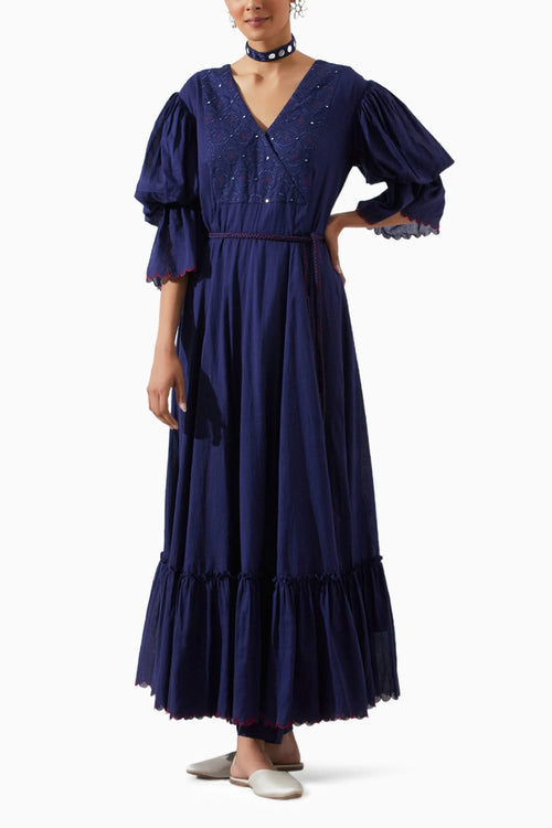Navy Blue Lily Dress
