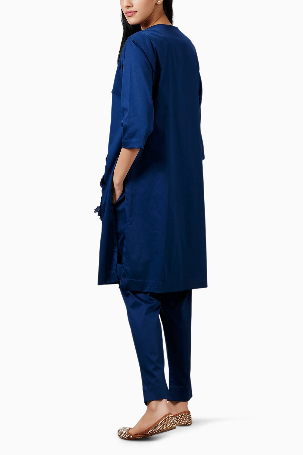 Azure Bloom Kurta Set