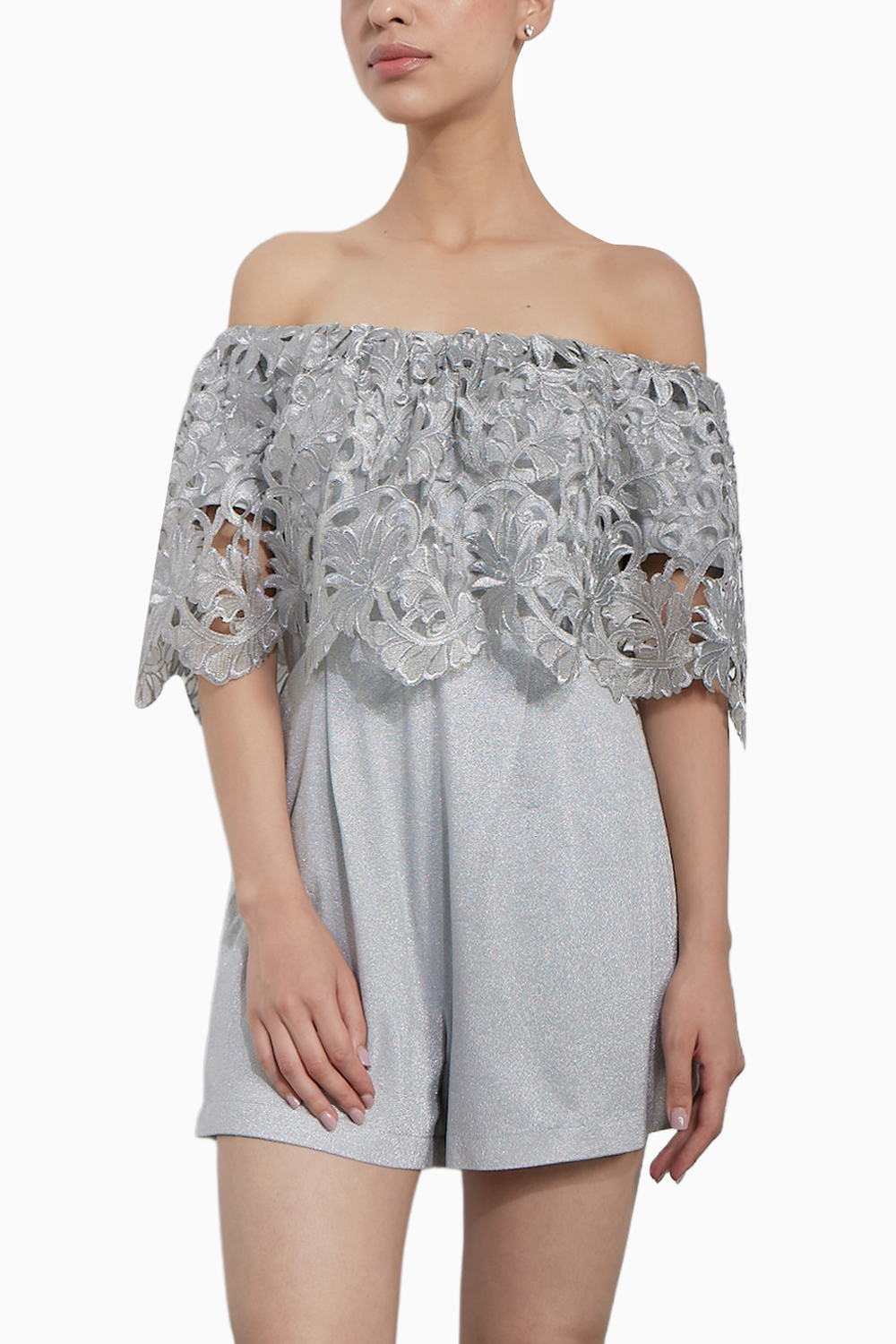 Lurex Lace Romper