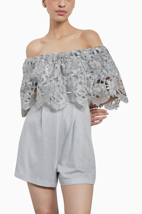 Lurex Lace Romper