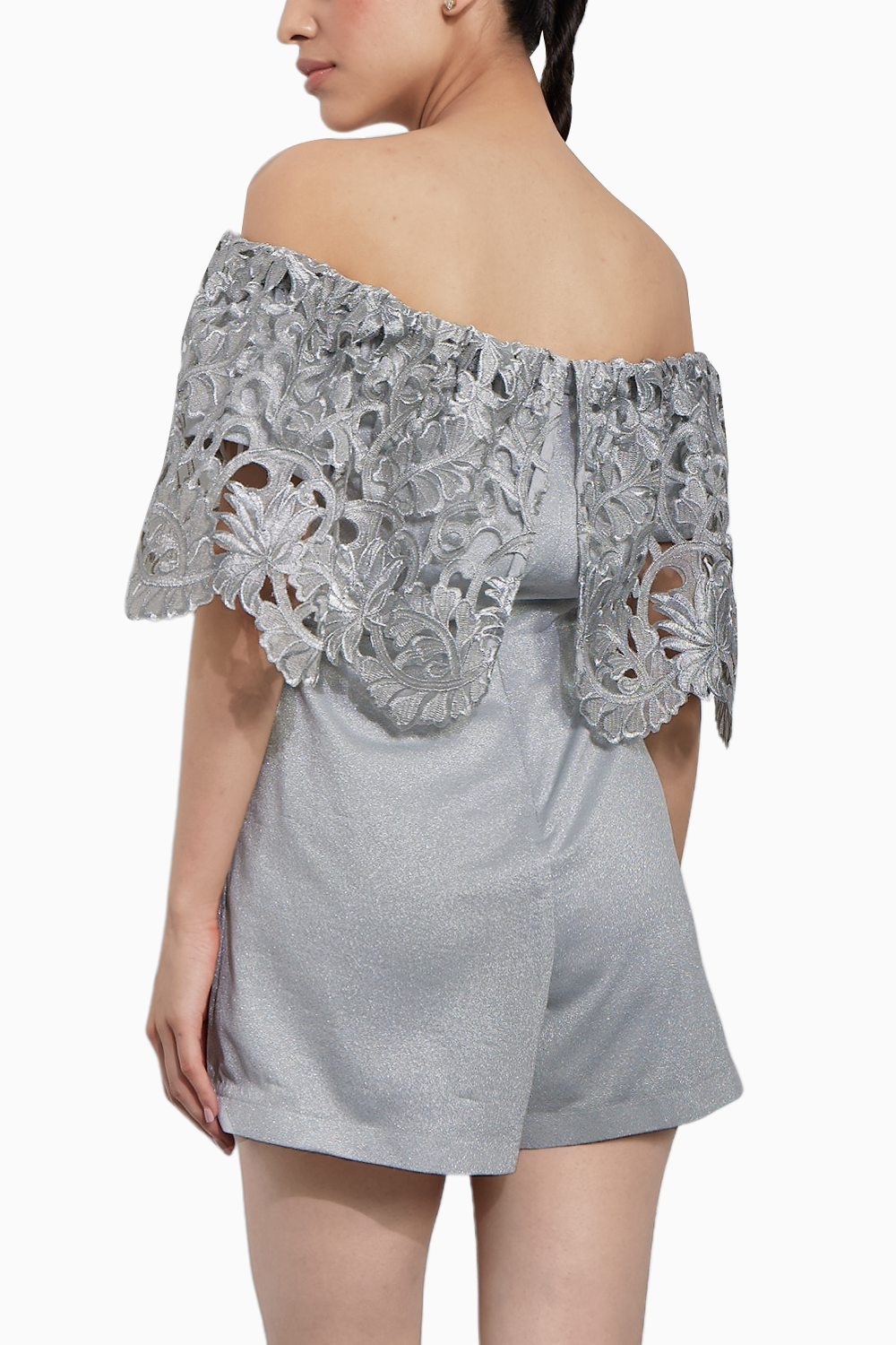 Lurex Lace Romper