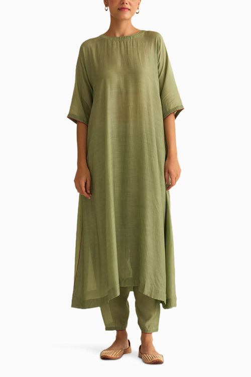 Kiana Mint Green Kurta Set