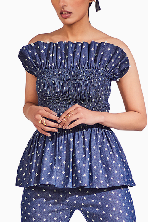 Orchid Blues Denim Top