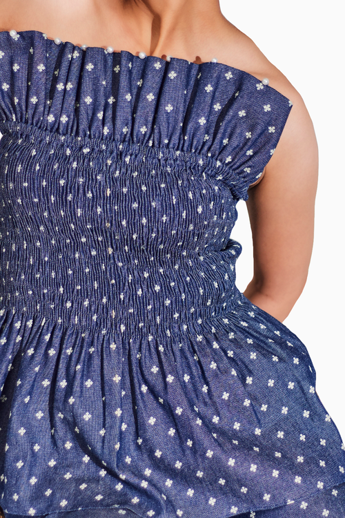 Orchid Blues Denim Top