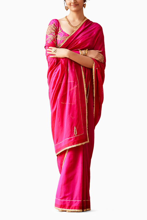 Zariphool Rani Saree & Blouse