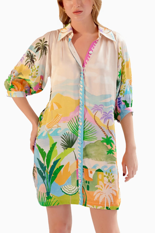 Rosa By the Sea Mini Dress
