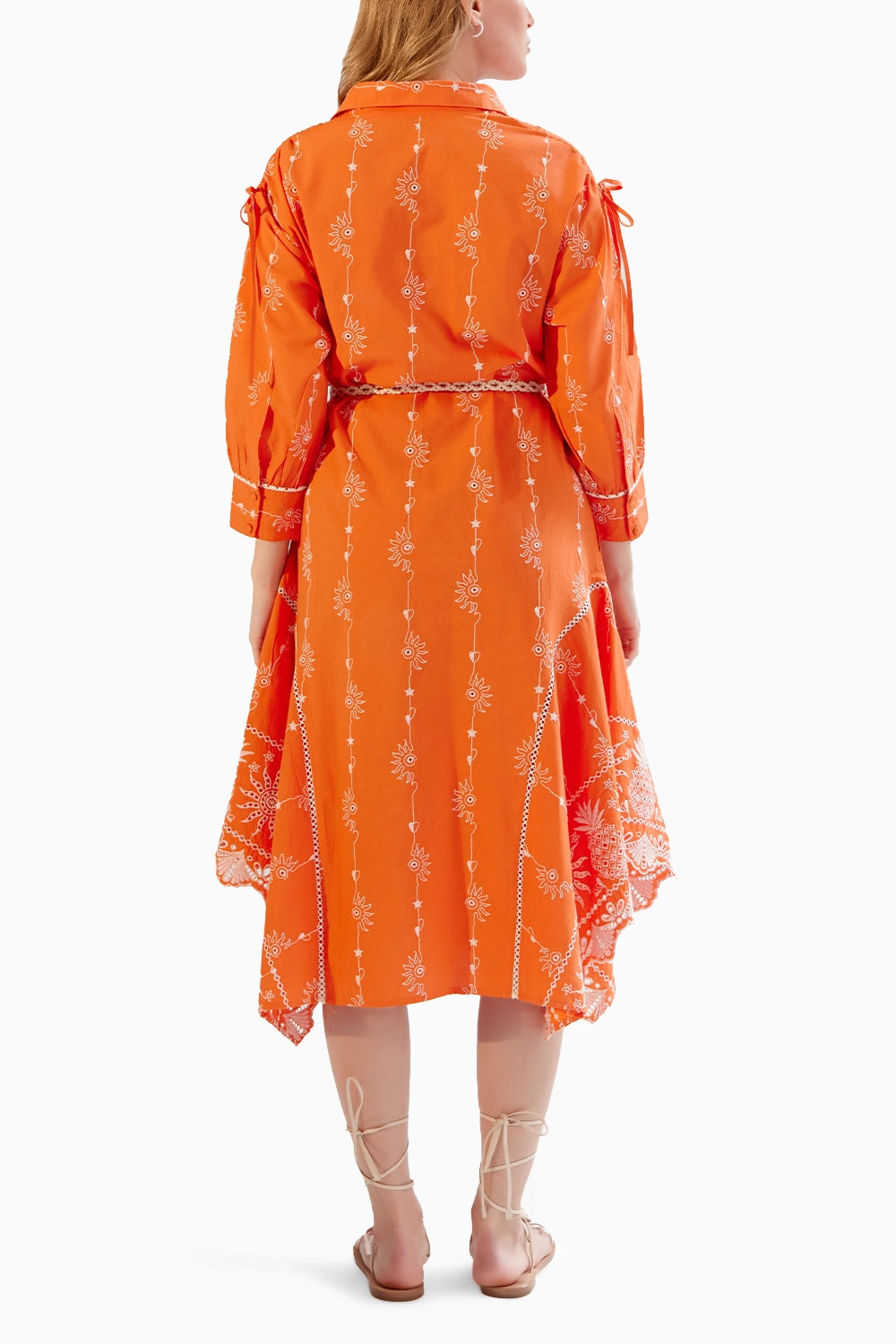 Alba Tangerine Maxi Dress