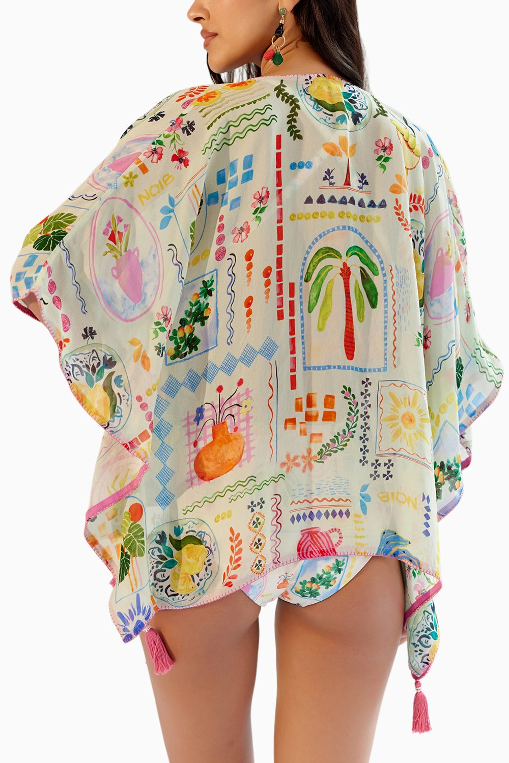 Postcard Short June Coverup