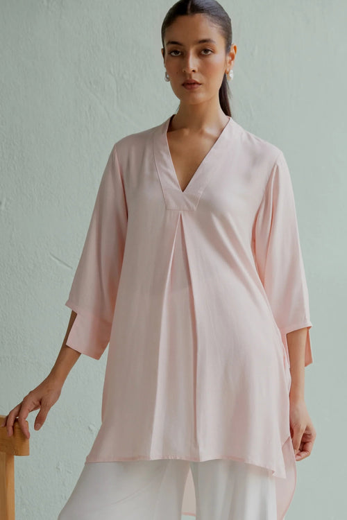 Zena Blush Top With Pants