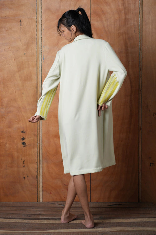 Mint Green Basket Jacket Dress