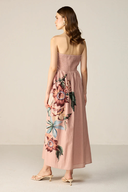 Pink Orelia Midi Dress