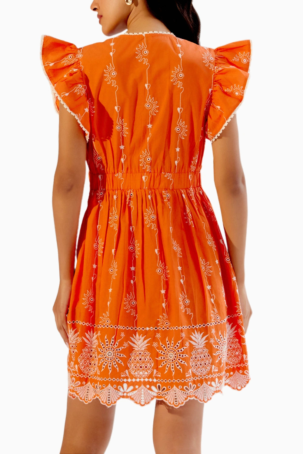 Estella Tangerine Mini Dress